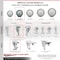 Service Caster 3.5 Inch SS Thermoplastic Rubber Swivel Top Plate Caster Set with Brake SCC SCC-SS20S3514-TPRB-TLB-4 - alternate 4